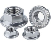 Фланцевая гайка STEELREX DIN 6923, цинк, М8, 70 шт. 0224008000B500007064 31159308