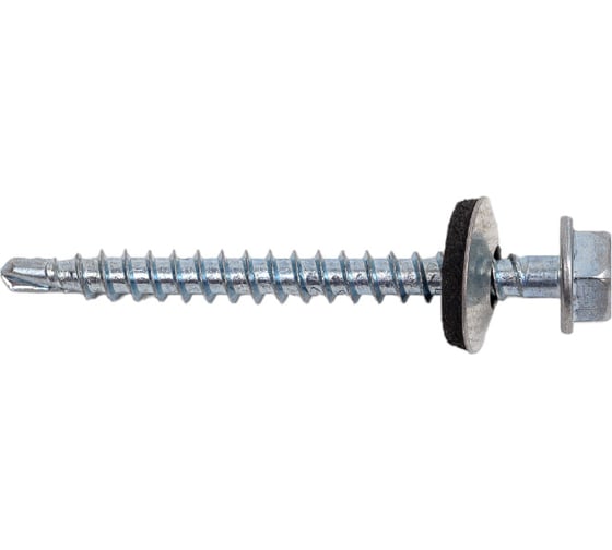 Саморез для крепления кровли STEELREX сверло, цинк 4,8x51 мм, 40 шт. 0119048051B400004032 1