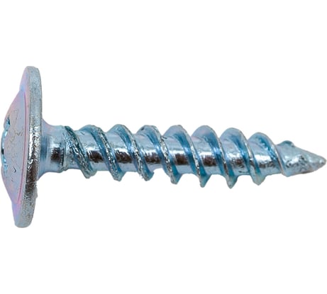 Саморез STEELREX полусфера с прессшайбой, острый, цинк, 4,2x19 мм, 300 шт. 0117042019B400030032