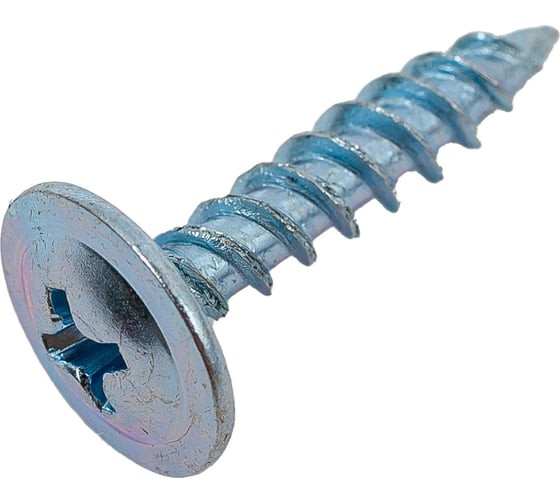 Саморез STEELREX полусфера с прессшайбой, острый, цинк, 4,2x19 мм, 300 шт. 0117042019B400030032