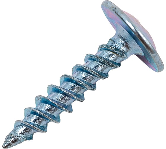 Саморез STEELREX полусфера с прессшайбой, острый, цинк, 4,2x19 мм, 300 шт. 0117042019B400030032