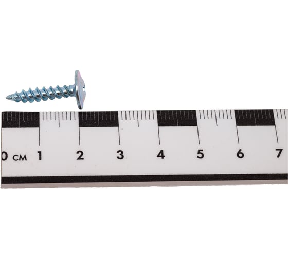 Саморез STEELREX полусфера с прессшайбой, острый, цинк, 4,2x19 мм, 300 шт. 0117042019B400030032