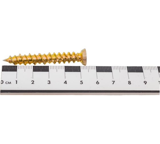 Шуруп по бетону STEELREX шлиц Torx, жёлтый цинк, 7,5x52 мм, 40 шт. 0137075052B400004032