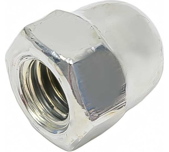 Колпачковая гайка STEELREX DIN 1587,цинк, М6, 100 шт. 0222006000B500010064