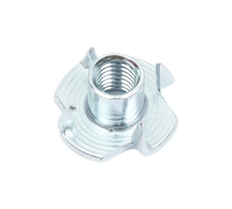Мебельная (усовая) гайка STEELREX DIN 1624, цинк, М6x9х19 мм, 50 шт. 0223006000B500005064