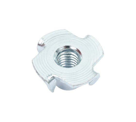 Мебельная (усовая) гайка STEELREX DIN 1624, цинк, М6x9х19 мм, 50 шт. 0223006000B500005064