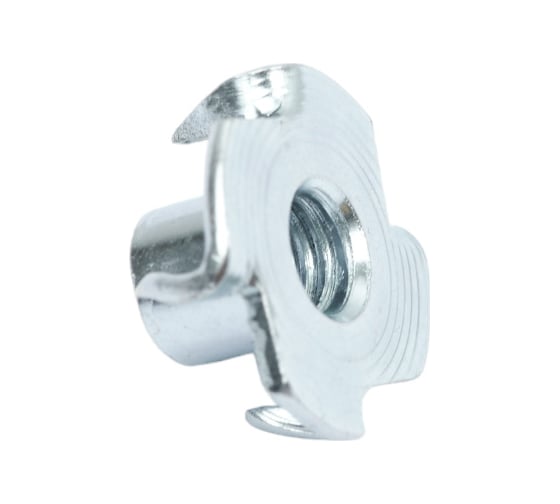 Мебельная (усовая) гайка STEELREX DIN 1624, цинк, М6x9х19 мм, 50 шт. 0223006000B500005064