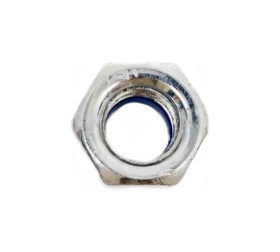 Гайка с нейлоновой вставкой STEELREX DIN 985, цинк, М5, 200 шт. 0219005000B500020064