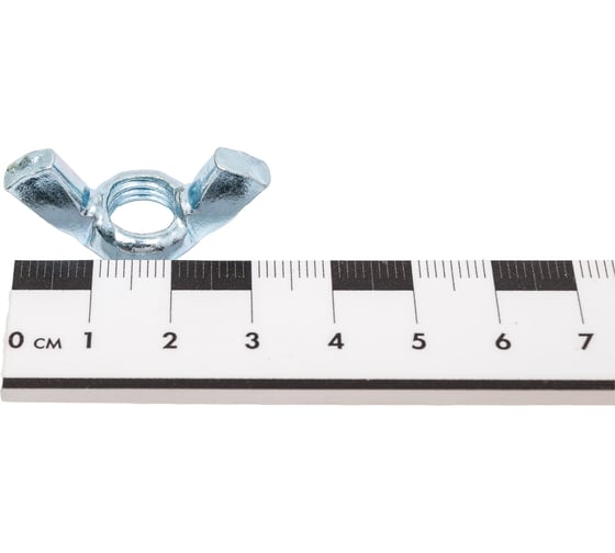 Барашковая гайка STEELREX DIN 315, цинк, М10, 50 шт. 0221010000B400005032