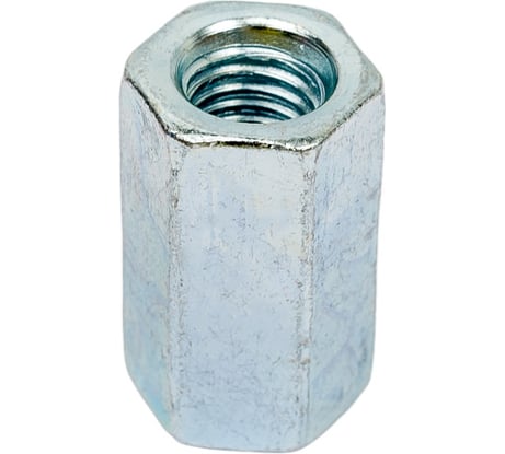 Соединительная гайка STEELREX DIN 6334, цинк, М10, 12 шт. 0220010000B400001264