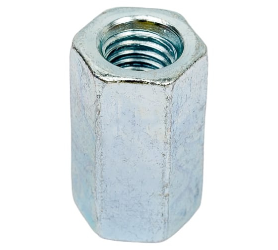 Соединительная гайка STEELREX DIN 6334, цинк, М10, 12 шт. 0220010000B400001264