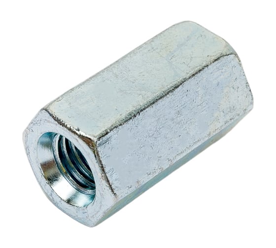 Соединительная гайка STEELREX DIN 6334, цинк, М10, 12 шт. 0220010000B400001264
