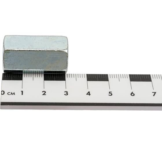 Соединительная гайка STEELREX DIN 6334, цинк, М10, 12 шт. 0220010000B400001264