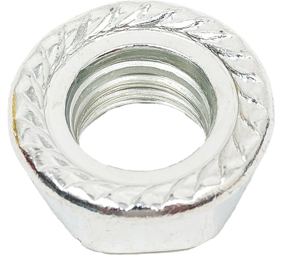 Фланцевая гайка STEELREX DIN 6923, цинк, М12, 30 шт. 0224012000B400003032