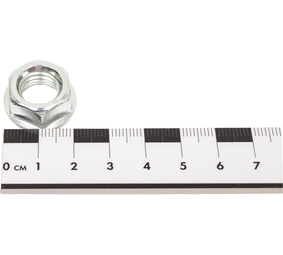 Фланцевая гайка STEELREX DIN 6923, цинк, М12, 30 шт. 0224012000B400003032