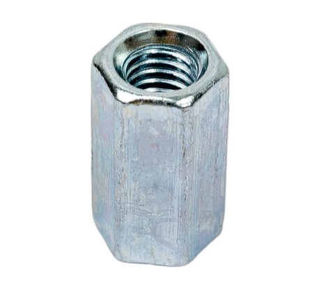 Соединительная гайка STEELREX DIN 6334, цинк, М6, 50 шт. 0220006000B500005064