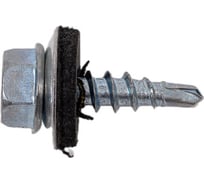 Саморез для крепления кровли STEELREX сверло, цинк 4,8x19 мм, 100 шт. 0119048019B400010032