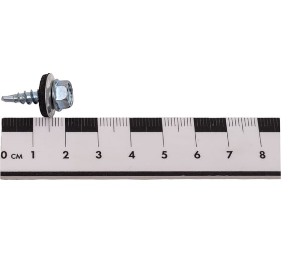 Саморез для крепления кровли STEELREX сверло, цинк 4,8x19 мм, 100 шт. 0119048019B400010032