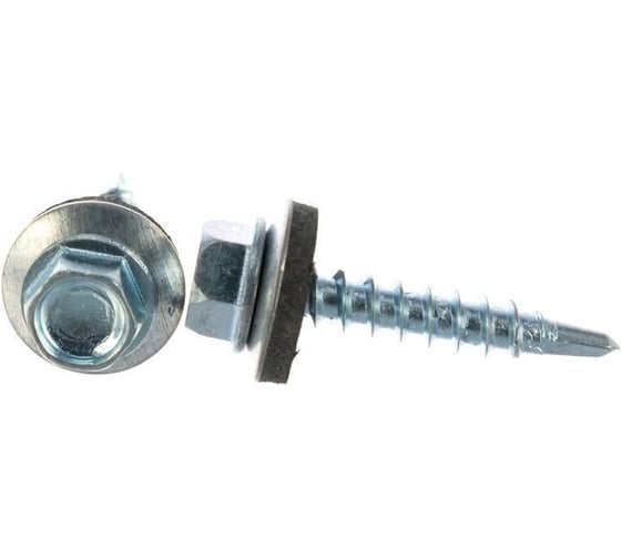 Саморез для крепления кровли STEELREX сверло, цинк 5,5x25 мм, 60 шт. 0119055025B400006032