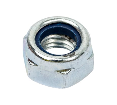 Гайка с нейлоновой вставкой STEELREX DIN 985, цинк, М8, 100 шт. 0219008000B400010032