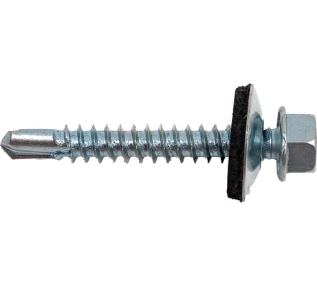 Саморез для крепления кровли STEELREX сверло, цинк 5,5x38 мм, 50 шт. 0119055038B400005032