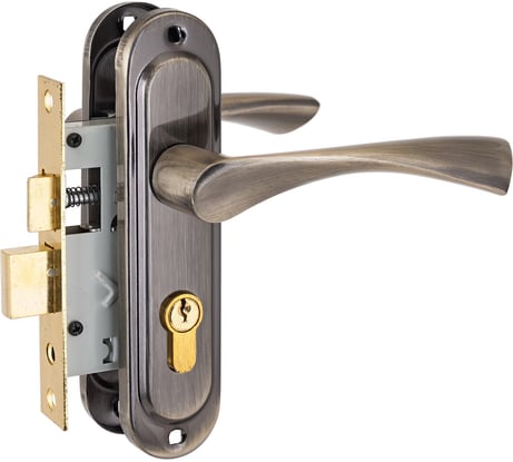 Врезной замок Стандарт с/руч 103/50 AB старая бронза 4 843