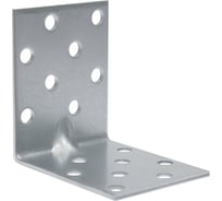 Крепежный усиленный равносторонний уголок ООО "ПЗМ" KUR US 60x60x60x1.7 мм, 25 шт. 15474934 30841275