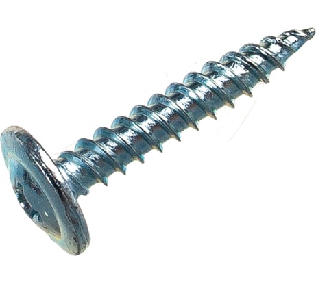 Оцинкованный саморез по металлу с прессшайбой КрепСтройГрупп 4,2х25 острый, 300 шт. 145331