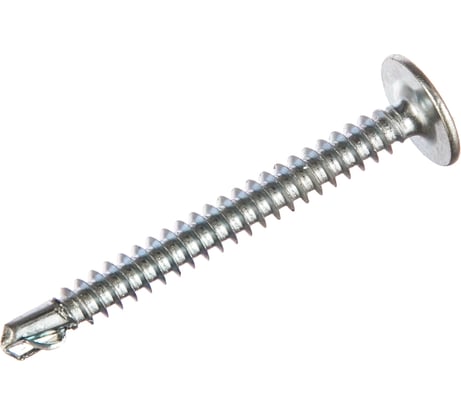 Оцинкованный саморез по металлу с прессшайбой КрепСтройГрупп 4,2х41 сверло, 150 шт. 145344