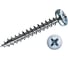 Универсальный саморез ЦКИ скругленный, 3x10 мм, цинк, Pz 1 SPAX, 100 шт. 1418 1