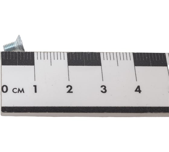 Винты Профикреп DIN 965, с потайной головкой, цинк, 200 шт., 3x6 мм 120066
