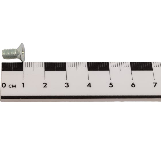 Винты Профикреп DIN 965, с потайной головкой, цинк, пакет, 5x10 мм, 20 шт. 116244