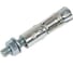 Распорный анкер Friulsider fm744 cо шпилькой, М8, 14x50, цинк, 2 шт. ФАС 76012 2 12 3