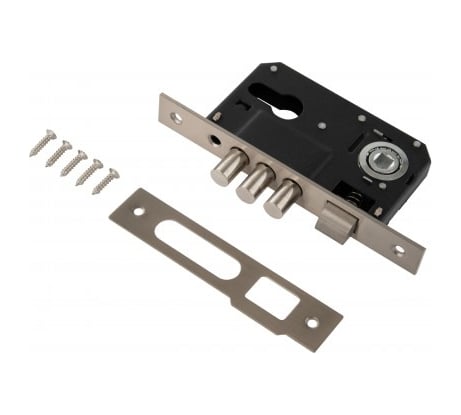 Врезной замок под евроцилиндр PALIDORE l06 sn (никель) 98761300