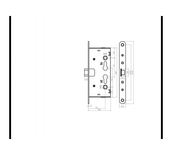 Противопожарный замок PALIDORE pz-0433 anti-panic j530-t 98761286