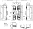 Петля скрытой установки PALIDORE hdh 115/23 ab бронза, 40 кг 98761388 2