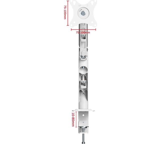 Крепление UNITEKI fmgt81w для монитора, к столу, газ лифт, диагональ 17-32 дюймов 21976