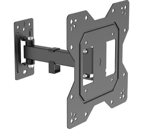 Кронштейн UNITEKI fm1802bn для телевизора или монитора, крепление на стену, наклонно-поворотный, диагональ 23-43 дюйма SNM1802BN