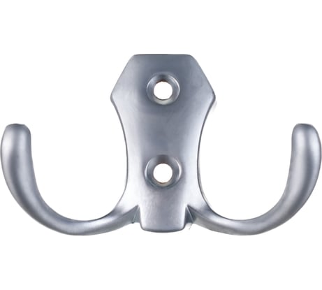 Мебельный крючок JET 585 двухрожковый, матовый хром CQ585Z.002CM99
