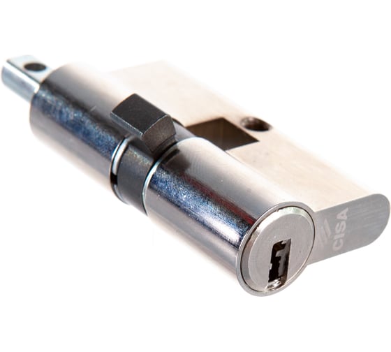 Цилиндровый механизм под вертушку CISA ASIX OE302-07.12 60 мм/25+10+25, НИКЕЛЬ 20221