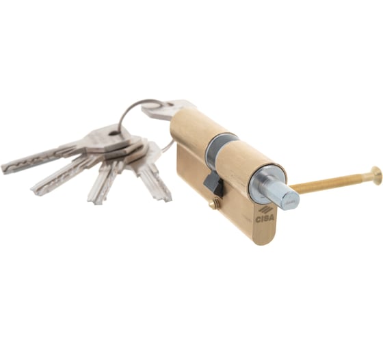 Цилиндровый механизм под вертушку CISA ASIX OE302-12.00 70 мм/35+10+25, ЛАТУНЬ 7283
