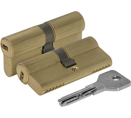 Цилиндровый механизм CISA ASIX OE300-19.00 80 мм/30+10+40, ЛАТУНЬ 7295