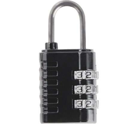 Навесной кодовый замок Smartbuy 3 цифры, шифр 0-0-0, вертикальный SBT-LK-BAG3V