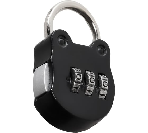 Навесной кодовый замок Smartbuy 3 цифры, шифр 0-0-0, горизонтальный SBT-LK-BAG3H