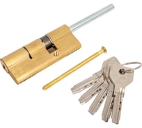 Цилиндровый механизм под вертушку CISA дл. шток ASIX OE307-90.00 80 мм/45+10+25, ЛАТУНЬ 23919