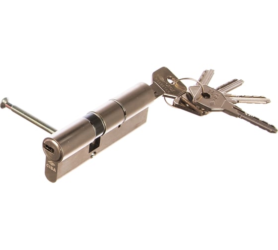 Цилиндровый механизм CISA ASIX OE300-32.12 90 мм/30+10+50, НИКЕЛЬ 19791 1