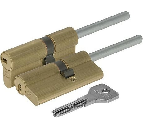 Цилиндровый механизм под вертушку CISA дл. шток ASIX OE307-07.00 60 мм/25+10+25, ЛАТУНЬ 23907