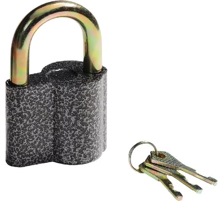 Навесной замок Smartbuy корпус 43х27 мм, дужка d7 мм, 3 ключа SBT-LK-4337