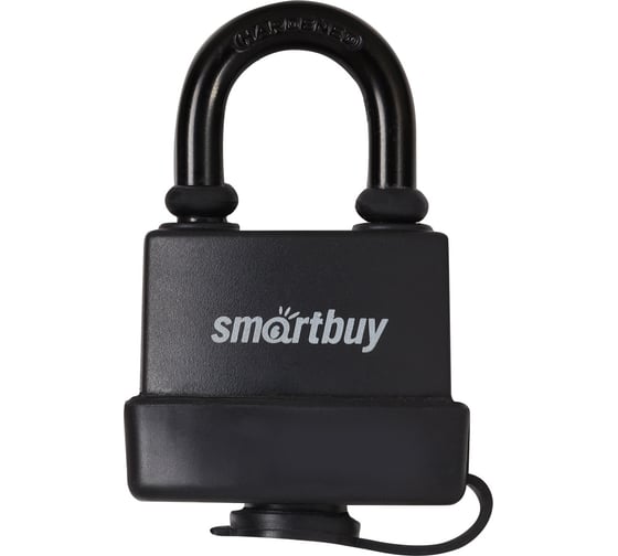 Навесной уличный замок Smartbuy корпус 45х40 мм, дужка d6.6 мм, 3 ключа, дверца SBT-LK-4540