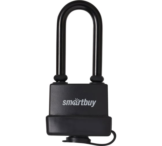 Навесной уличный замок Smartbuy корпус 45х40 мм, удлиненная дужка, d6.6 мм, 3 ключа, дверца SBT-LK-4540L